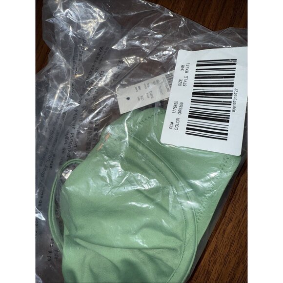 J. Crew Balconette Underwire Bikini Top 34B Rustic Willow Green BX612 NEW Y1 - Picture 4 of 4